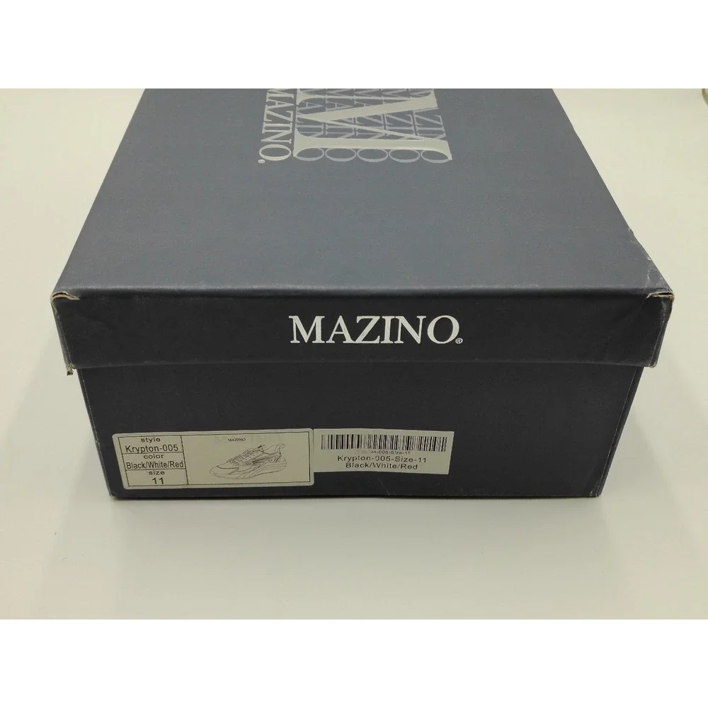 Mazino‎ Krypton Sneakers Black, Red and White Size 11 Brand New